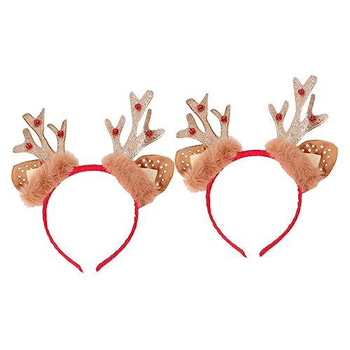 Hemobllo 2 Stück Weihnachts Haarreif Rentier Geweih Haarreifen Xmas Party Haarschmuck für Erwachsene Festliche Kopfbedeckung Weihnachten Kostüm Zubehör Hemobllo 2 Stück Weihnachts Haarreif Rentier Geweih Haarreifen Xmas Party Haarschmuck für Erwachsene Festliche Kopfbedeckung Weihnachten Kostüm Zubehör von Hemobllo