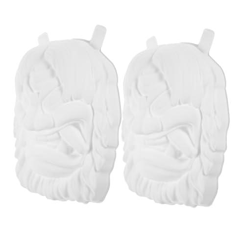 Hemobllo 2 Stück Weiße DIY Monstermasken aus PVC Unbemalt Bastelmasken zum Bemalen für Kreative Faschings und Partyaccessoires für Malunterricht und Kostümfeste Hemobllo 2 Stück Weiße DIY Monstermasken aus PVC Unbemalt Bastelmasken zum Bemalen für Kreative Faschings und Partyaccessoires für Malunterricht und Kostümfeste von Hemobllo