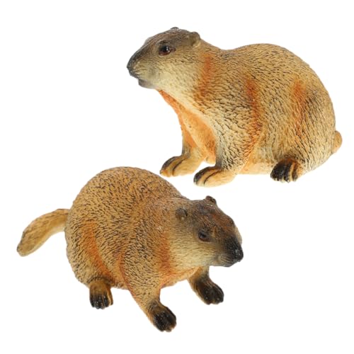 Hemobllo 2 Stücke Groundhog Modell Groundhog Ornament Groundhog Handwerk Miniatur Groundhog Figurine Simulation Tiere Groundhog Dekoration Kunststoff Hemobllo 2 Stücke Groundhog Modell Groundhog Ornament Groundhog Handwerk Miniatur Groundhog Figurine Simulation Tiere Groundhog Dekoration Kunststoff von Hemobllo