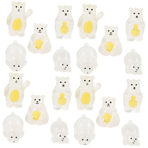 Hemobllo 20 Stück Bärendekor Für Zuhause Dekoration Mädchen Mini Hofbär-Ornament Bärenschmuck Für Den Garten Gartenbärenfigur Hof Versorgung Harz Transparent Hemobllo 20 Stück Bärendekor Für Zuhause Dekoration Mädchen Mini Hofbär-Ornament Bärenschmuck Für Den Garten Gartenbärenfigur Hof Versorgung Harz Transparent von Hemobllo