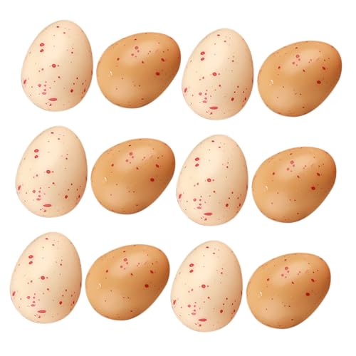 Hemobllo 20 Stück Simulierte Eierornamente Osterei Kleinkind-Ei- Osterdekor Eierverzierung Ostervasendekoration Harz Hemobllo 20 Stück Simulierte Eierornamente Osterei Kleinkind-Ei- Osterdekor Eierverzierung Ostervasendekoration Harz von Hemobllo