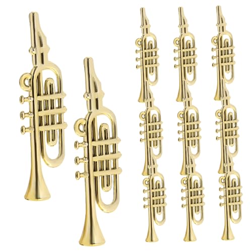 Hemobllo 20 Stück Teiliges Mini Musikinstrumente aus Kunststoff Filigrane Weihnachtsornamente für DIY Kranz Baum und Partydekoration Leicht Farbenfroh für Kreative Geschenke und von Hemobllo
