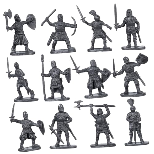 Hemobllo 200stücke Miniatur Soldaten Figuren Realistische Reiter Modelle Für Sandtisch-Dekoration Hochwertige Miniatur Menschen Für Sammler von Hemobllo