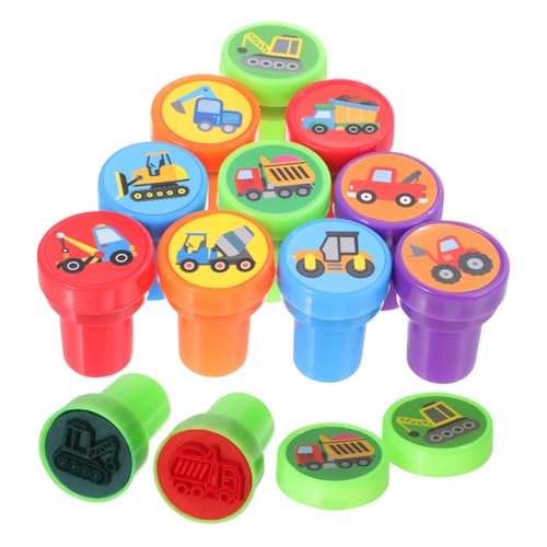 Hemobllo 20Stücke Teiliges Baufahrzeug Stempel für Kreative Plastikstempel für Kunstprojekte und Schulprojekte Partygeschenk für Fantasievolles Hemobllo 20Stücke Teiliges Baufahrzeug Stempel für Kreative Plastikstempel für Kunstprojekte und Schulprojekte Partygeschenk für Fantasievolles von Hemobllo