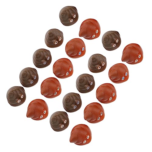 Hemobllo 20Stücke Teiliges Realistischer Poop Lustige Streichspielzeuge aus Kunststoff für Partys Aprilscherze und Kreative Spiele und Hemobllo 20Stücke Teiliges Realistischer Poop Lustige Streichspielzeuge aus Kunststoff für Partys Aprilscherze und Kreative Spiele und von Hemobllo