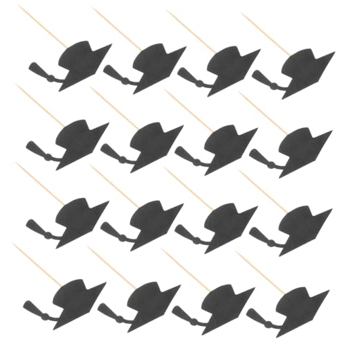 Hemobllo 24 Stück Kuchendekorationen Für Die Abschlusssaison Glückwunsch Abschlussdekorationen Abschluss Cupcake Picker Abschlusssaison Kucheneinsatz Abschluss Cupcake Topper Papier von Hemobllo