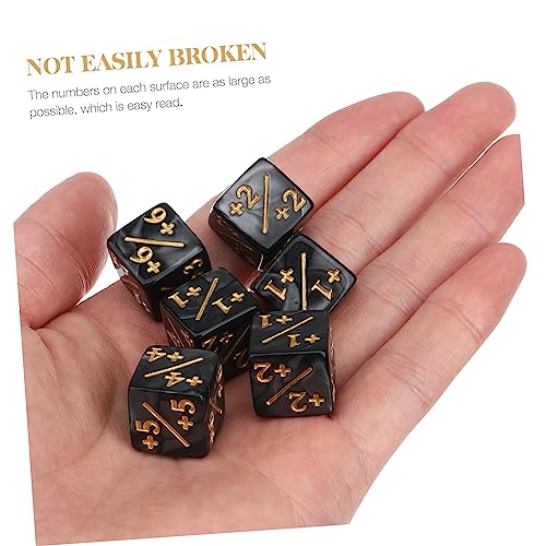 Hemobllo 24 Stück Teiliges Acryl Würfelzähler mit Plus Minus Zeichen Langlebige Spielmarken für Brettspiele Kartenspiele und Lernspielzeug Vielseitiges Zubehör für Familien und Partys von Hemobllo