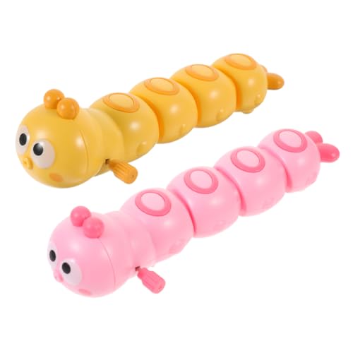 Hemobllo 2Stücke Aufziehspielzeug Lustige Uhrwerkspielzeug für Farbige Tierfiguren Geburtstagsgeschenk Fördert Sensorische Entwicklung und Stundenlangen Spielspaß von Hemobllo