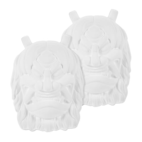 Hemobllo 2Stücke DIY Masken Leere Masken zum Ausmalen und Basteln für Kreatives Partymasken für Cosplay Geburtstagsfeiern und Spezielle Anlässe von Hemobllo