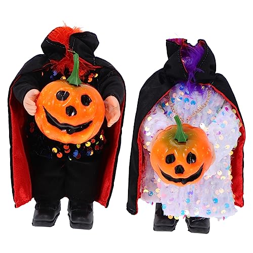 Hemobllo 2Stücke Entzückende GNOME ohne Kopf Halloween Dekofiguren für Gruselige Partys und Wohnkultur Schauriges für Freunde und Familie von Hemobllo