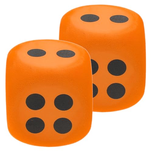 Hemobllo 2Stücke Eva Schaumwürfel Große Farbige Spielwürfel für Spiele und Lernaktivitäten Runde Ecken für Angenehmes Greifen Vielseitig Einsetzbar für Partys Hemobllo 2Stücke Eva Schaumwürfel Große Farbige Spielwürfel für Spiele und Lernaktivitäten Runde Ecken für Angenehmes Greifen Vielseitig Einsetzbar für Partys von Hemobllo