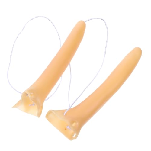 Hemobllo 2Stücke Halloween Cosplay Lange Nase Realistische Karnevalsnase für Erwachsene Halloween Partys und Bühnenaufführungen Hochwertiges und Leichtes Material Hemobllo 2Stücke Halloween Cosplay Lange Nase Realistische Karnevalsnase für Erwachsene Halloween Partys und Bühnenaufführungen Hochwertiges und Leichtes Material von Hemobllo