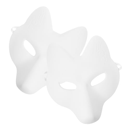 Hemobllo 2Stücke Leere Tiermasken für Erwachsene Unbemalte Masken für DIY Anwendungen für Halloween Feiern und Kreative Leicht zu Bemalen und Anzupassen Hemobllo 2Stücke Leere Tiermasken für Erwachsene Unbemalte Masken für DIY Anwendungen für Halloween Feiern und Kreative Leicht zu Bemalen und Anzupassen von Hemobllo