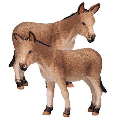 Hemobllo 2Stücke Modellfiguren Stehende Dekoration für Kinderzimmer und Miniaturgärten Kognitives Tierspielzeug Desktop für Zuhause und Garten von Hemobllo