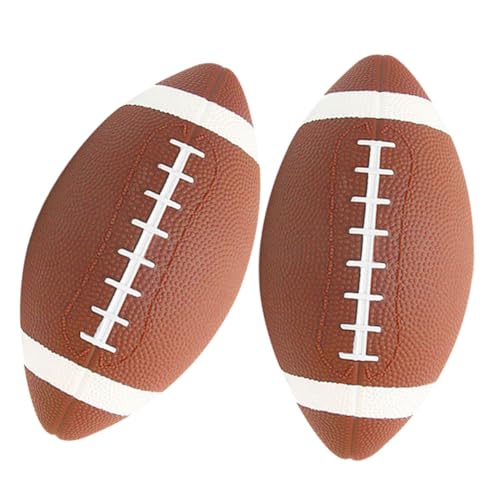 Hemobllo 2Stücke Rugby Ball Tragbarer Rugby Ball für Outdoor Training für Teams Fördert und Kommunikation Hemobllo 2Stücke Rugby Ball Tragbarer Rugby Ball für Outdoor Training für Teams Fördert und Kommunikation von Hemobllo