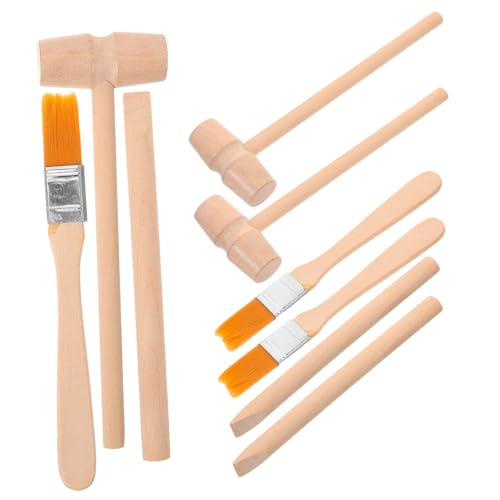Hemobllo 3 Sätze Archäologisches Ausgrabungsset für Teiliges Werkzeugset mit Holzhammer Meißel und Pinsel Ergonomisch Langlebig Fördert Motorische Fähigkeiten und Stem Lernen Beim Hemobllo 3 Sätze Archäologisches Ausgrabungsset für Teiliges Werkzeugset mit Holzhammer Meißel und Pinsel Ergonomisch Langlebig Fördert Motorische Fähigkeiten und Stem Lernen Beim von Hemobllo