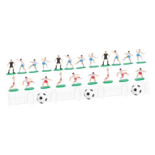 Hemobllo 3sätze Fußball Geburtstagskuchen Dekorationen Miniatur Fußballfeld Zubehör Für Sport-themenfeiern Für Fußballfans Inklusive Fußball Und Figuren von Hemobllo