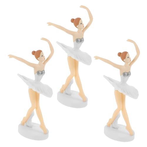 Hemobllo 3 Stück Kuchendekorationspuppe Ornament Ballett Dekorationen für Mädchenfiguren Wunder Kuchendeckel geburtstagskuchen tanz Hochzeits-Cupcake-Topper Miniatur-Mädchenfigur PVC Weiß Hemobllo 3 Stück Kuchendekorationspuppe Ornament Ballett Dekorationen für Mädchenfiguren Wunder Kuchendeckel geburtstagskuchen tanz Hochzeits-Cupcake-Topper Miniatur-Mädchenfigur PVC Weiß von Hemobllo