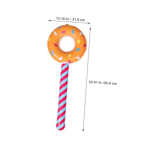 Hemobllo 3 Stück Teiliges Aufblasbare Donut Lollipops aus PVC Bunte Partydekoration und Geburtstagsgeschenke Einfach Aufblasbar für Kindergeburtstage und Festliche Feiern Hemobllo 3 Stück Teiliges Aufblasbare Donut Lollipops aus PVC Bunte Partydekoration und Geburtstagsgeschenke Einfach Aufblasbar für Kindergeburtstage und Festliche Feiern von Hemobllo