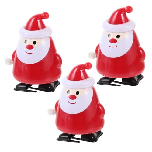 Hemobllo 3 Stück Teiliges Weihnachts Aufziehspielzeug Lustige Wind Up Spielzeuge aus Langlebigem Kunststoff Sichere Xmas Party Geschenkidee mit Niedlichem Weihnachtsmann Design für Hemobllo 3 Stück Teiliges Weihnachts Aufziehspielzeug Lustige Wind Up Spielzeuge aus Langlebigem Kunststoff Sichere Xmas Party Geschenkidee mit Niedlichem Weihnachtsmann Design für von Hemobllo