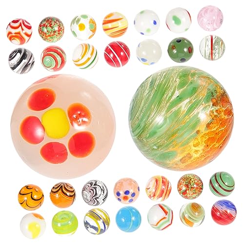 Hemobllo 30 Stück Teiliges Glasmurmeln aus Robustem Bunte Dekorative Kugeln für Vielseitig Verwendbar als Bastelmaterial und Aquarium Deko Sichere Langlebige Murmeln Hemobllo 30 Stück Teiliges Glasmurmeln aus Robustem Bunte Dekorative Kugeln für Vielseitig Verwendbar als Bastelmaterial und Aquarium Deko Sichere Langlebige Murmeln von Hemobllo