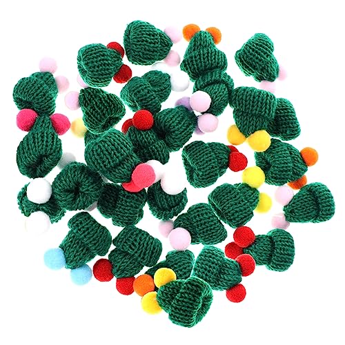 Hemobllo 30 Stück Teiliges Mini Strickmützen Weihnachtsmütze DIY Bastelzubehör Puppenhut Wollgarn Dekoration für Christbaum Tischdeko und Handarbeitsprojekte in Dunkelgrün Hemobllo 30 Stück Teiliges Mini Strickmützen Weihnachtsmütze DIY Bastelzubehör Puppenhut Wollgarn Dekoration für Christbaum Tischdeko und Handarbeitsprojekte in Dunkelgrün von Hemobllo