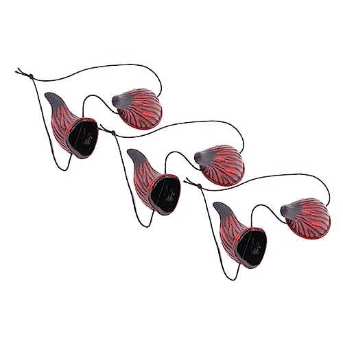 Hemobllo 3Paare Teufelshörner Haarreifen Elastische Stirnbänder für Halloween Karneval und Mottopartys Wiederverwendbar Kreatives Design für Frauen und Foto Requisiten von Hemobllo