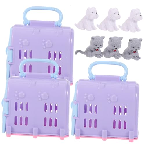 Hemobllo 3Sätze Mini Haustierhaus Teiliges Dekorationsset mit Katzen und Hundemodellen Mini Hausornament für Kreative Büro und Wohnraumgestaltung Langlebig und Vielseitig Hemobllo 3Sätze Mini Haustierhaus Teiliges Dekorationsset mit Katzen und Hundemodellen Mini Hausornament für Kreative Büro und Wohnraumgestaltung Langlebig und Vielseitig von Hemobllo