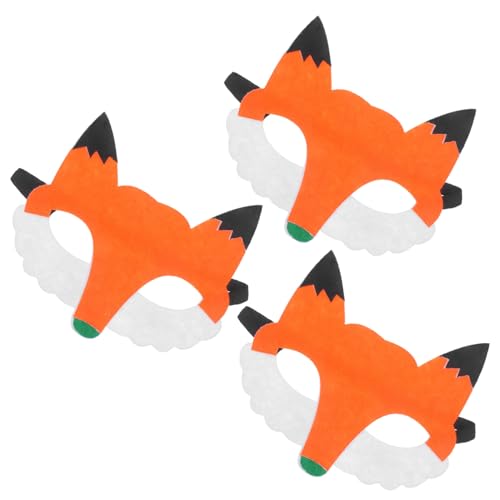 Hemobllo 3Stücke Entzückende Tiermasken für Wiederverwendbare Vliesstoffmasken für Halloween Partys Aktivitäten Einfaches Aufsetzen mit Elastischem Band Hemobllo 3Stücke Entzückende Tiermasken für Wiederverwendbare Vliesstoffmasken für Halloween Partys Aktivitäten Einfaches Aufsetzen mit Elastischem Band von Hemobllo
