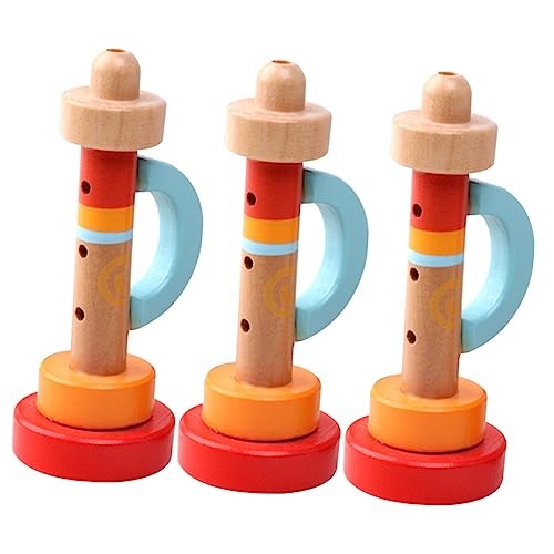 Hemobllo 3Stücke Kompakte Holz Trompeten für Teiliges aus Musikinstrumenten für Kleine Musiker Fördert Musikalische Fähigkeiten und Neugierde bei Jungen Hemobllo 3Stücke Kompakte Holz Trompeten für Teiliges aus Musikinstrumenten für Kleine Musiker Fördert Musikalische Fähigkeiten und Neugierde bei Jungen von Hemobllo