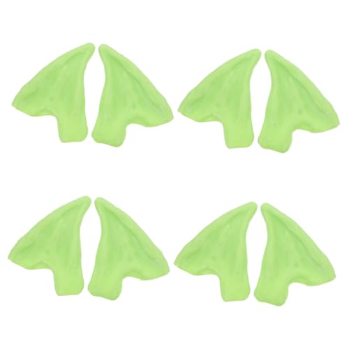 Hemobllo 4 Paare Elfenohren Cosplay Fairy Ear Accessory für Halloween Kostüm Party Maskerade Langlebige Flexible Elfenohren Requisiten für Karneval und Verkleidungsspiel von Hemobllo