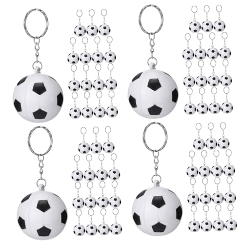 Hemobllo 4 Sätze Fußball Schlüsselanhänger Für Jungen Anhänger Mehrere Perlen Geburtstagsanhänger Mama Cartoon Fußballmannschaft Großes Tor Blau Mädchen Stil 15 Stücke * 4 von Hemobllo