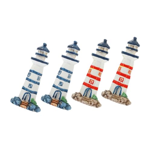 Hemobllo 4 Stück Mini -Leuchtturmmodell Miniatur-Leuchtturm-Statue Kleiner Leuchtturm Miniatur -Leuchtturmmodelle Miniature Beacon Replik kleine Leuchtturm-Repliken Harz Hemobllo 4 Stück Mini -Leuchtturmmodell Miniatur-Leuchtturm-Statue Kleiner Leuchtturm Miniatur -Leuchtturmmodelle Miniature Beacon Replik kleine Leuchtturm-Repliken Harz von Hemobllo
