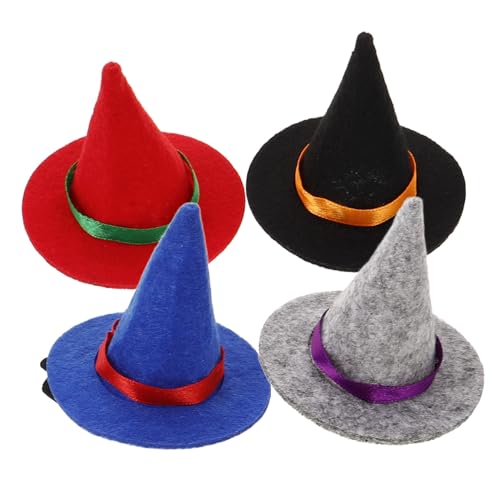 Hemobllo 4 Stück Miniatur Hexenhüte Haarclips für Halloween Kostüme Cosplay Haarschmuck Einfach zu Verwenden für Damen Hemobllo 4 Stück Miniatur Hexenhüte Haarclips für Halloween Kostüme Cosplay Haarschmuck Einfach zu Verwenden für Damen von Hemobllo