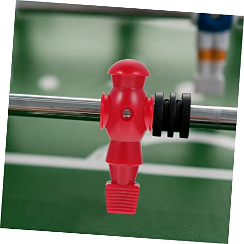 Hemobllo 4 Stück Pokerspieler Tischfußballspieler Fußballspielzeug Kleiner Fußball Fußball Kickerfigur Maschine Kicker-ersatzspieler Ersatz-tischfußball-männer Kicker Männer Ersatz Harz Rot von Hemobllo