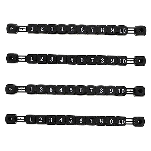Hemobllo 4 Stück Square Scorer Punktemarker Torbrett Tennis Wächter Scorekeeper-Leiste Punktezähler für Tischspiele Scoring-Indikator Torschützen am Fußballtisch Torhüter Plastik Schwarz Hemobllo 4 Stück Square Scorer Punktemarker Torbrett Tennis Wächter Scorekeeper-Leiste Punktezähler für Tischspiele Scoring-Indikator Torschützen am Fußballtisch Torhüter Plastik Schwarz von Hemobllo