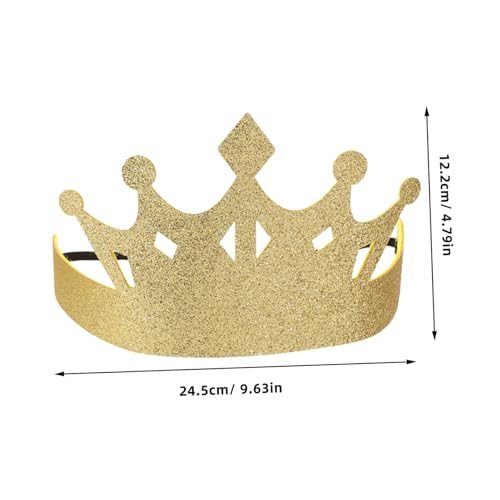 Hemobllo 4 Stück Teiliges Elastisches Kronen Stirnband Glitzernde Prinzessinnen Geburtstagskrone aus Weichem Wiederverwendbar Bequemes Party Accessoire für Mädchen und Jungen Hemobllo 4 Stück Teiliges Elastisches Kronen Stirnband Glitzernde Prinzessinnen Geburtstagskrone aus Weichem Wiederverwendbar Bequemes Party Accessoire für Mädchen und Jungen von Hemobllo