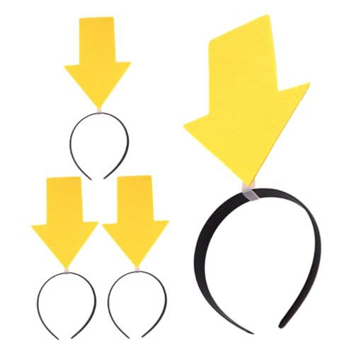 Hemobllo 4 Stück Teiliges Gelbes Stirnband Lustiger Haarreif für Halloween Karneval Fotoshooting Kreatives Party Accessoire Bequem und Rutschfest Hemobllo 4 Stück Teiliges Gelbes Stirnband Lustiger Haarreif für Halloween Karneval Fotoshooting Kreatives Party Accessoire Bequem und Rutschfest von Hemobllo