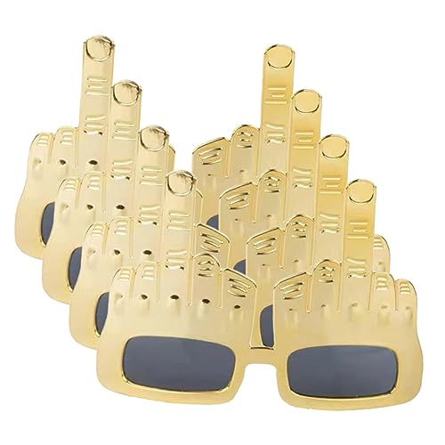 Hemobllo 4 Stück Teiliges Party Brillen Lustige Prank Brille aus Leichtem PC Material Witzige Themenbrillen für Karneval Halloween Rave und Unisex Zubehör für Erwachsene und Teens Hemobllo 4 Stück Teiliges Party Brillen Lustige Prank Brille aus Leichtem PC Material Witzige Themenbrillen für Karneval Halloween Rave und Unisex Zubehör für Erwachsene und Teens von Hemobllo