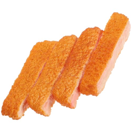 Hemobllo 4 Stück Teiliges Realistische Gebratene Schweineschnitzel Modelle aus PVC Langlebige Küchendekoration und Fotorequisite Detailgetreue Simulation für Bäckerei Restaurant und Hemobllo 4 Stück Teiliges Realistische Gebratene Schweineschnitzel Modelle aus PVC Langlebige Küchendekoration und Fotorequisite Detailgetreue Simulation für Bäckerei Restaurant und von Hemobllo