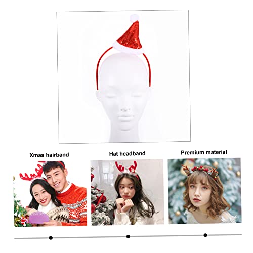 Hemobllo 4 Stück Teiliges Weihnachtsstirnband mit Glitzer Design Leichte und Langlebige Weihnachtsmütze Haarreifen für Erwachsene und Festliche Weihnachtsaccessoires für Party und Karneval Hemobllo 4 Stück Teiliges Weihnachtsstirnband mit Glitzer Design Leichte und Langlebige Weihnachtsmütze Haarreifen für Erwachsene und Festliche Weihnachtsaccessoires für Party und Karneval von Hemobllo