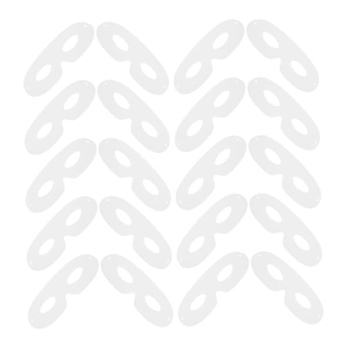 Hemobllo 40Stücke Leere Bastelmasken Unbemalte DIY Augenmasken für Kreative Kinderprojekte und Partys Fördert Vorstellungskraft und Praktische Fähigkeiten von Hemobllo