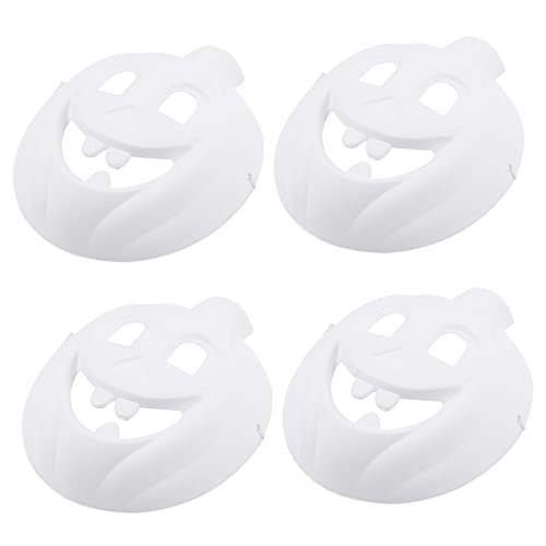 Hemobllo 4Stücke DIY Graffiti Kürbismasken für Halloween Leere Malmasken für Kreative Bastelprojekte und Schulpartys Hemobllo 4Stücke DIY Graffiti Kürbismasken für Halloween Leere Malmasken für Kreative Bastelprojekte und Schulpartys von Hemobllo