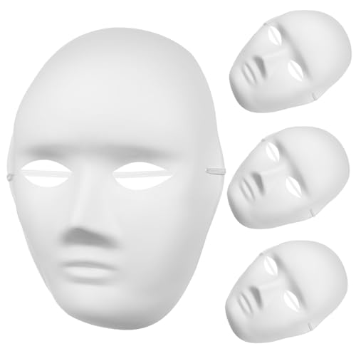 Hemobllo 4Stücke DIY Papiermasken Leere Masken Bemalen Bastelmasken für Männer Wiederverwendbare Masken für Kostüm Maskerade Partys für Kreative Projekte Hemobllo 4Stücke DIY Papiermasken Leere Masken Bemalen Bastelmasken für Männer Wiederverwendbare Masken für Kostüm Maskerade Partys für Kreative Projekte von Hemobllo