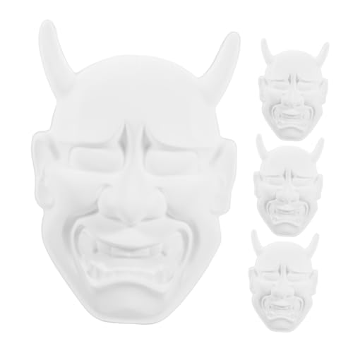 Hemobllo 4Stücke DIY Weiße Maskerademasken aus Leere Malmasken für Bastelmasken für Karneval Halloween Cosplay Kindergeburtstag Kreative Gestaltungsmöglichkeiten Hemobllo 4Stücke DIY Weiße Maskerademasken aus Leere Malmasken für Bastelmasken für Karneval Halloween Cosplay Kindergeburtstag Kreative Gestaltungsmöglichkeiten von Hemobllo