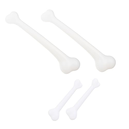 Hemobllo 4Stücke Halloween Dekoration Simulative Plastikknochen Menschliche Skelette für Grusel Langlebige Requisiten für Innen und Außendekoration Wiederverwendbar von Hemobllo