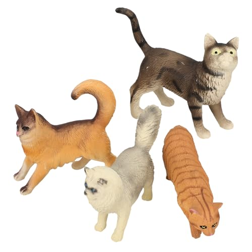 Hemobllo 4stücke Teiliges Katzenmodell Lebensechte Katzenfiguren Für Tischdekoration Kognitive Spielzeuge Für Sammler Detailreiche Tierornamente Für Zuhause Und Büro Hemobllo 4stücke Teiliges Katzenmodell Lebensechte Katzenfiguren Für Tischdekoration Kognitive Spielzeuge Für Sammler Detailreiche Tierornamente Für Zuhause Und Büro von Hemobllo