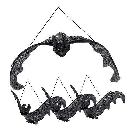 Hemobllo 4Stücke Lebensechte Fledermaus Anhänger für Halloween Dekoration Realistische Hänge Ornamente für Partys Vielseitige Dekoration für Garten Räume und Mehr Hemobllo 4Stücke Lebensechte Fledermaus Anhänger für Halloween Dekoration Realistische Hänge Ornamente für Partys Vielseitige Dekoration für Garten Räume und Mehr von Hemobllo