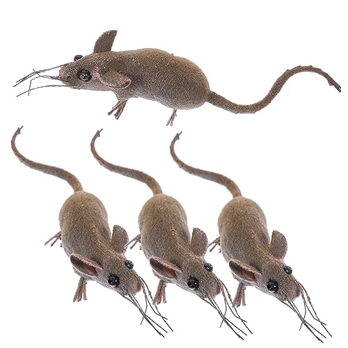 Hemobllo 4Stücke Lebensechte Mäusefiguren Kreative Deko für Garten und Aquarienlandschaften für Bastelprojekte und Halloween Dekoration aus Robustem und Draht Hemobllo 4Stücke Lebensechte Mäusefiguren Kreative Deko für Garten und Aquarienlandschaften für Bastelprojekte und Halloween Dekoration aus Robustem und Draht von Hemobllo