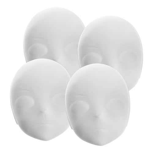 Hemobllo 4Stücke Leere Maskerademasken zum Bemalen DIY Cosplay Masken für Halloween und Kostümpartys Handgemachte Weiße Masken für Kreative Projekte und Kunstunterricht Hemobllo 4Stücke Leere Maskerademasken zum Bemalen DIY Cosplay Masken für Halloween und Kostümpartys Handgemachte Weiße Masken für Kreative Projekte und Kunstunterricht von Hemobllo